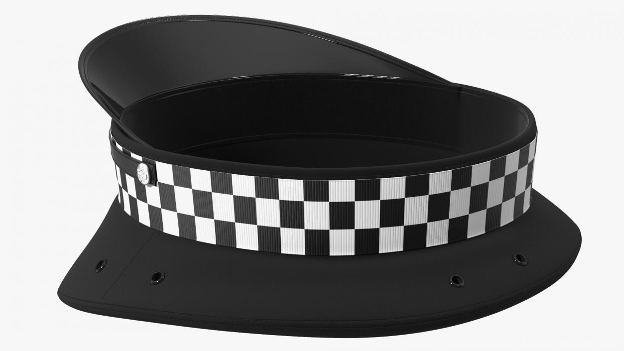 3D British Police Force Peaked Cap