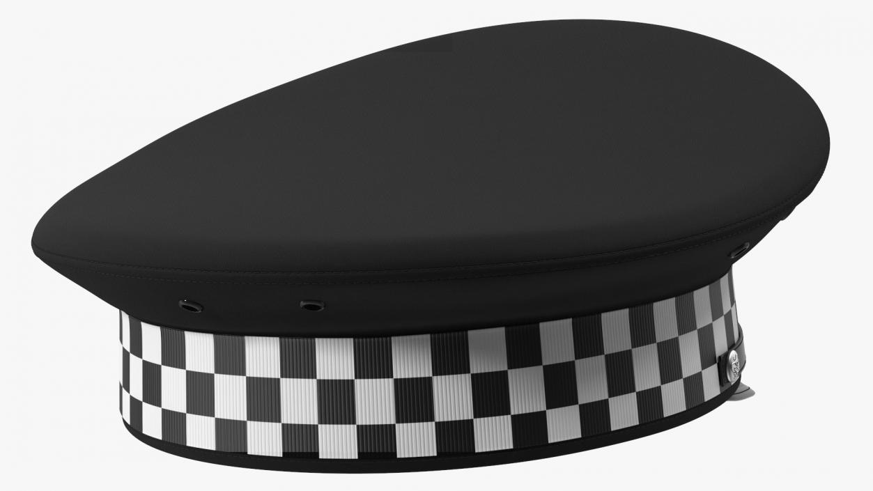 3D British Police Force Peaked Cap