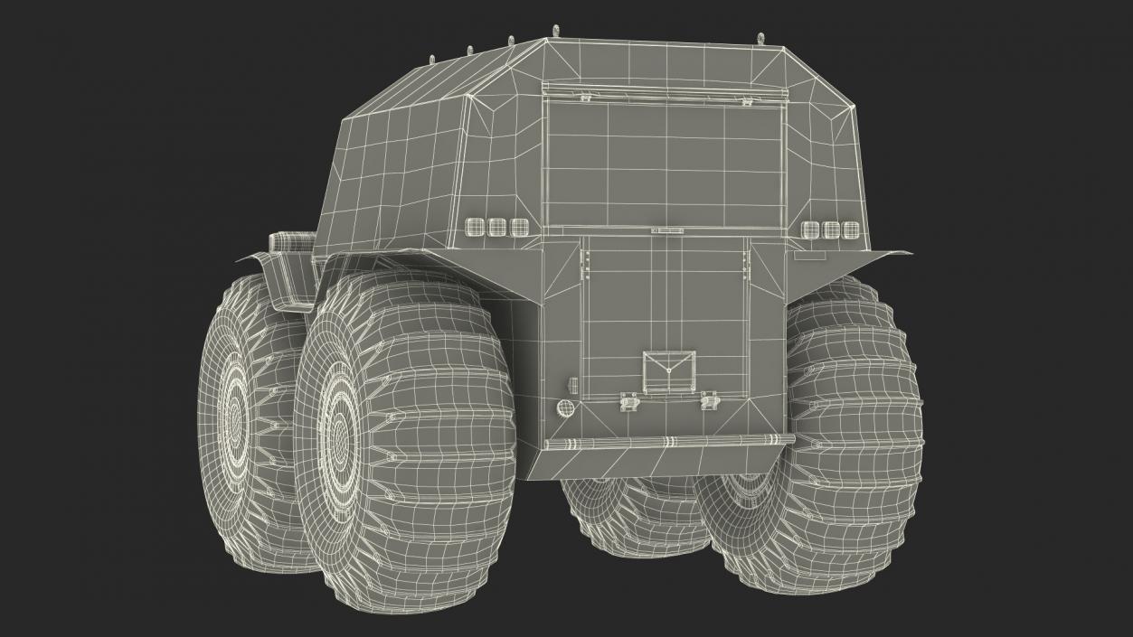 3D Sherp ATV Rigged