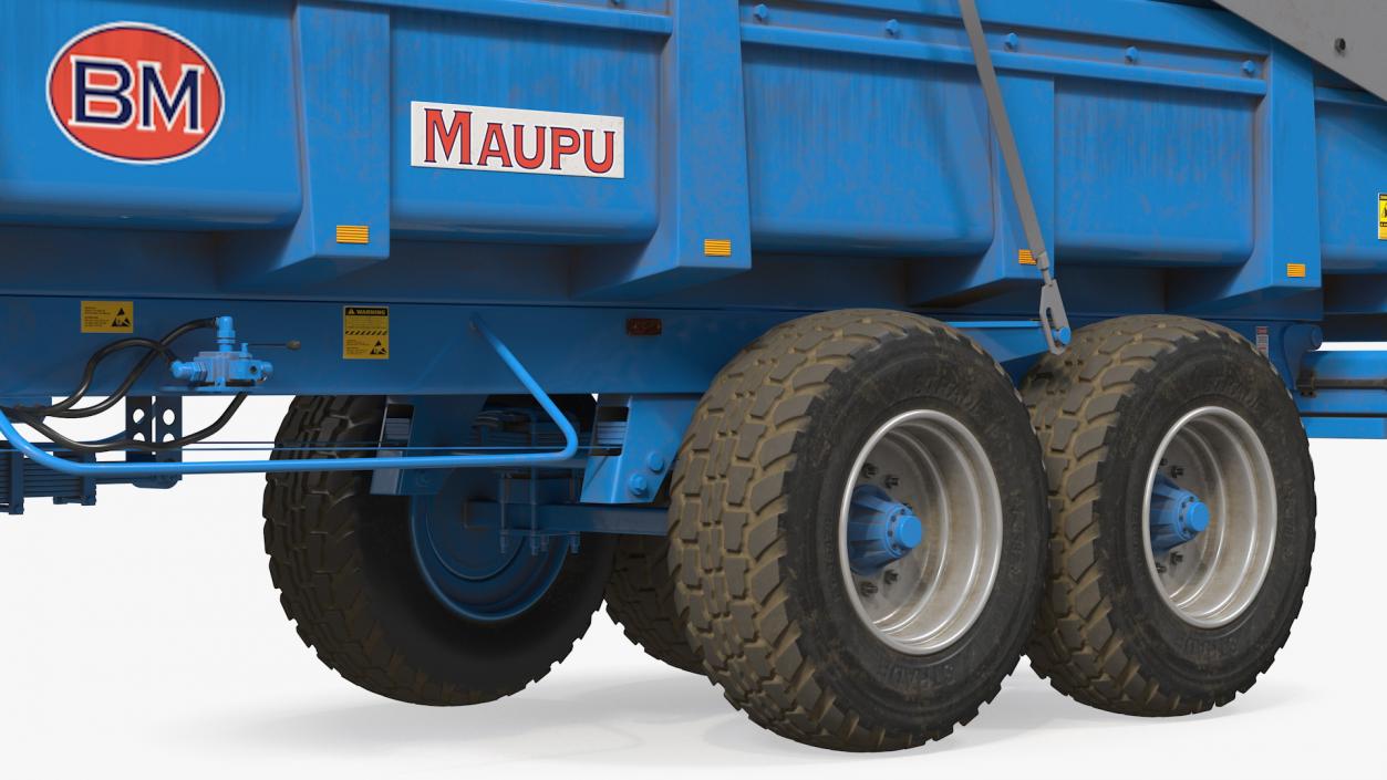 3D Maupu 18t Trailer Dirty model