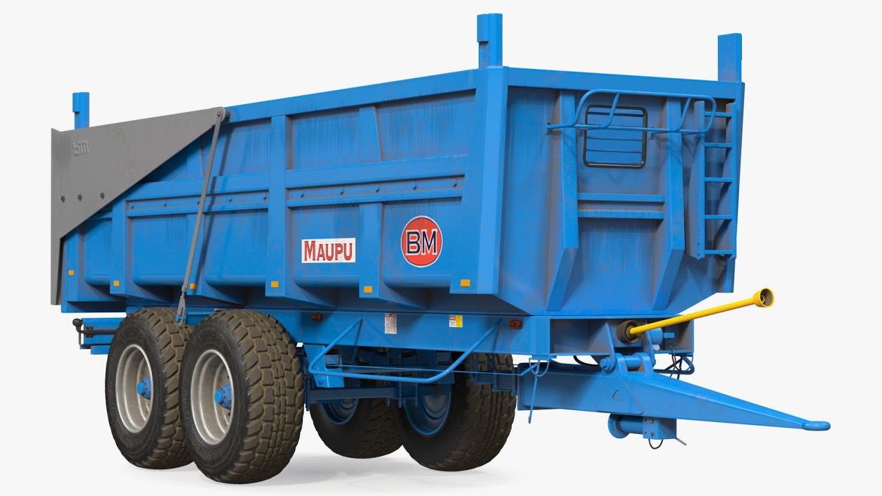 3D Maupu 18t Trailer Dirty model