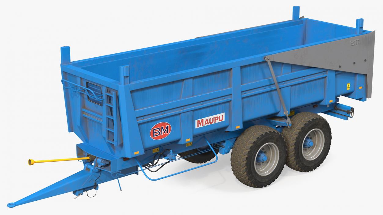 3D Maupu 18t Trailer Dirty model