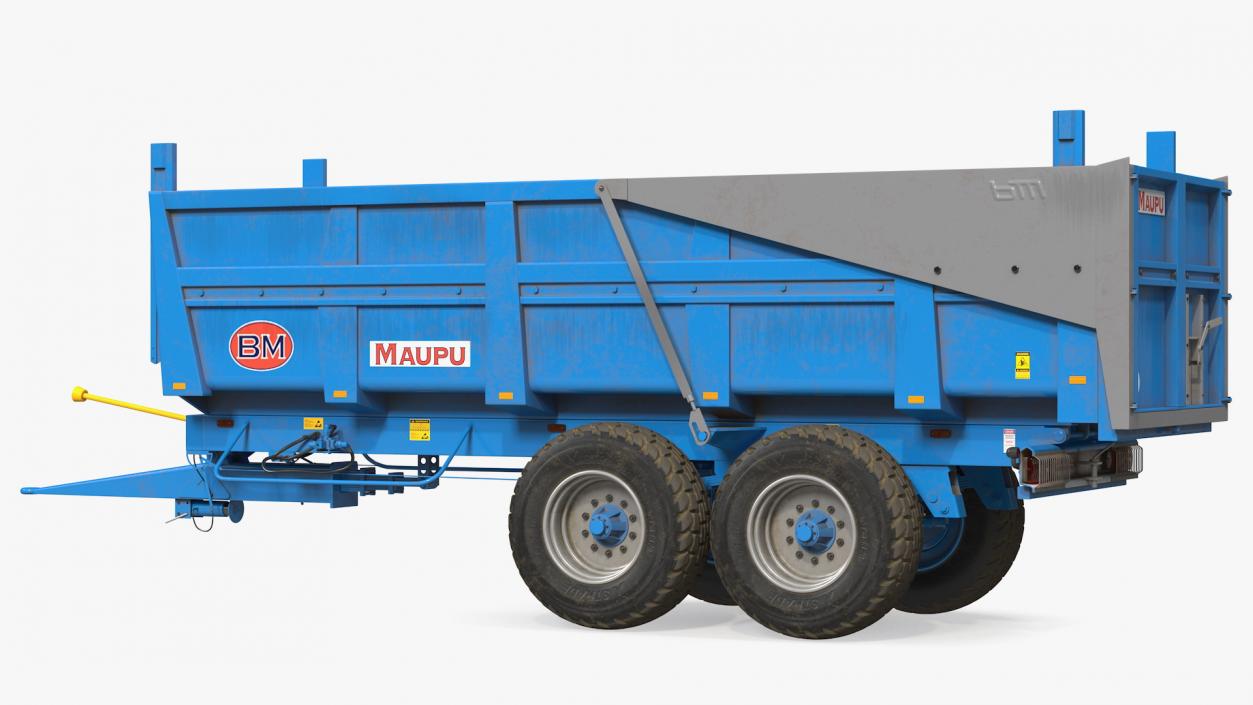 3D Maupu 18t Trailer Dirty model