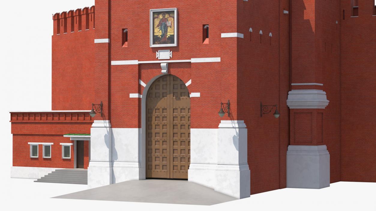 3D model Moscow Kremlin Spasskaya Tower