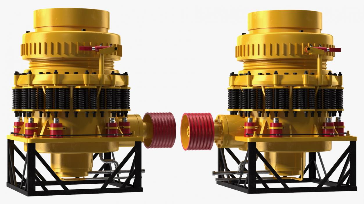 Hydraulic Cone Crusher 3D