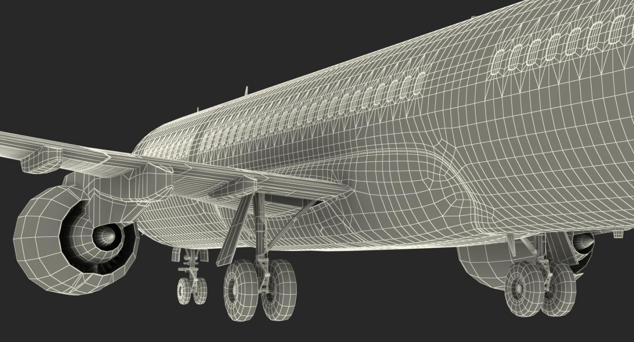 3D Russian Airliner MC-21 300 Rigged model