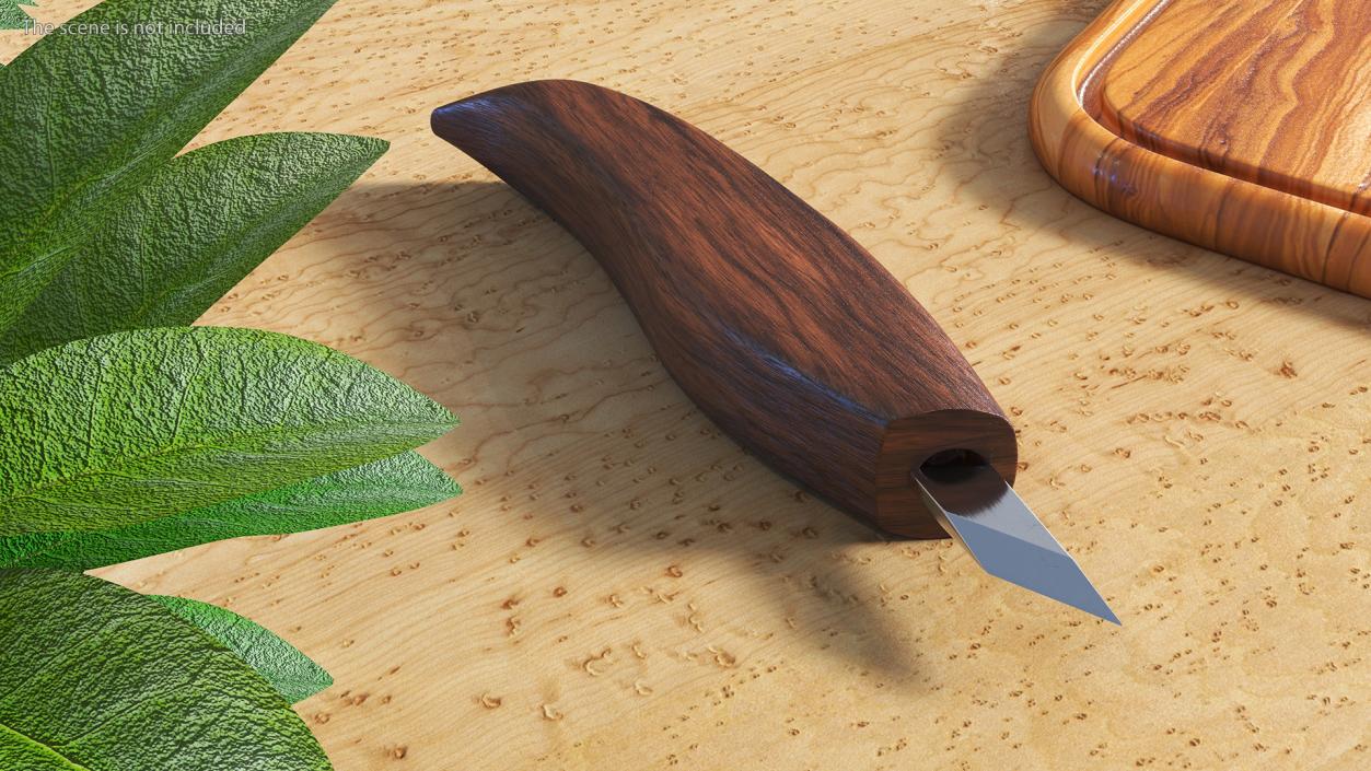 3D model Whittling Wood Knife