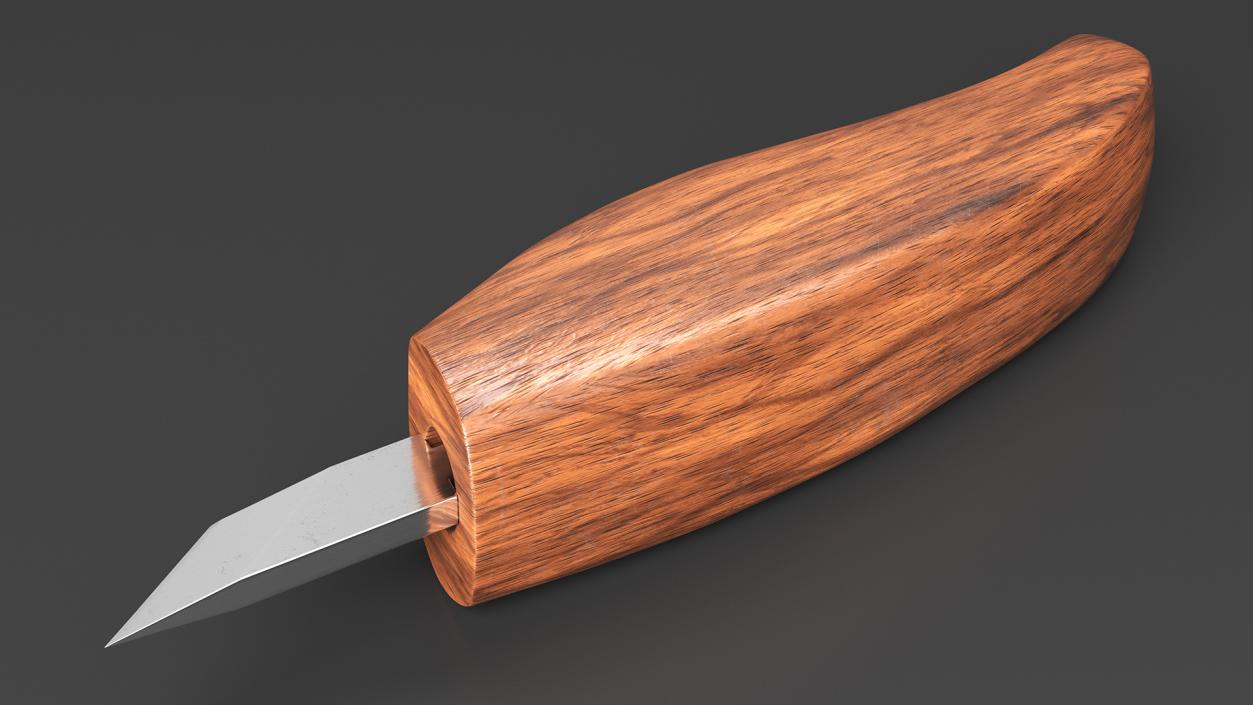 3D model Whittling Wood Knife