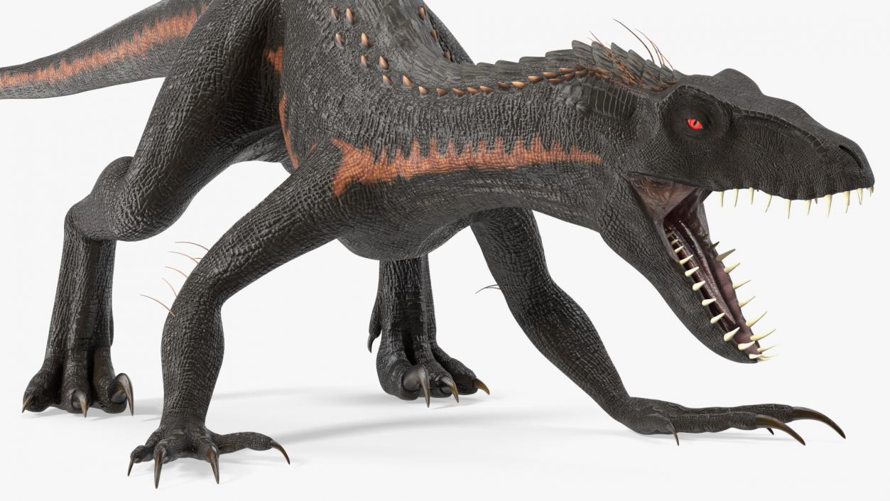 3D model Indoraptor Attacking Pose