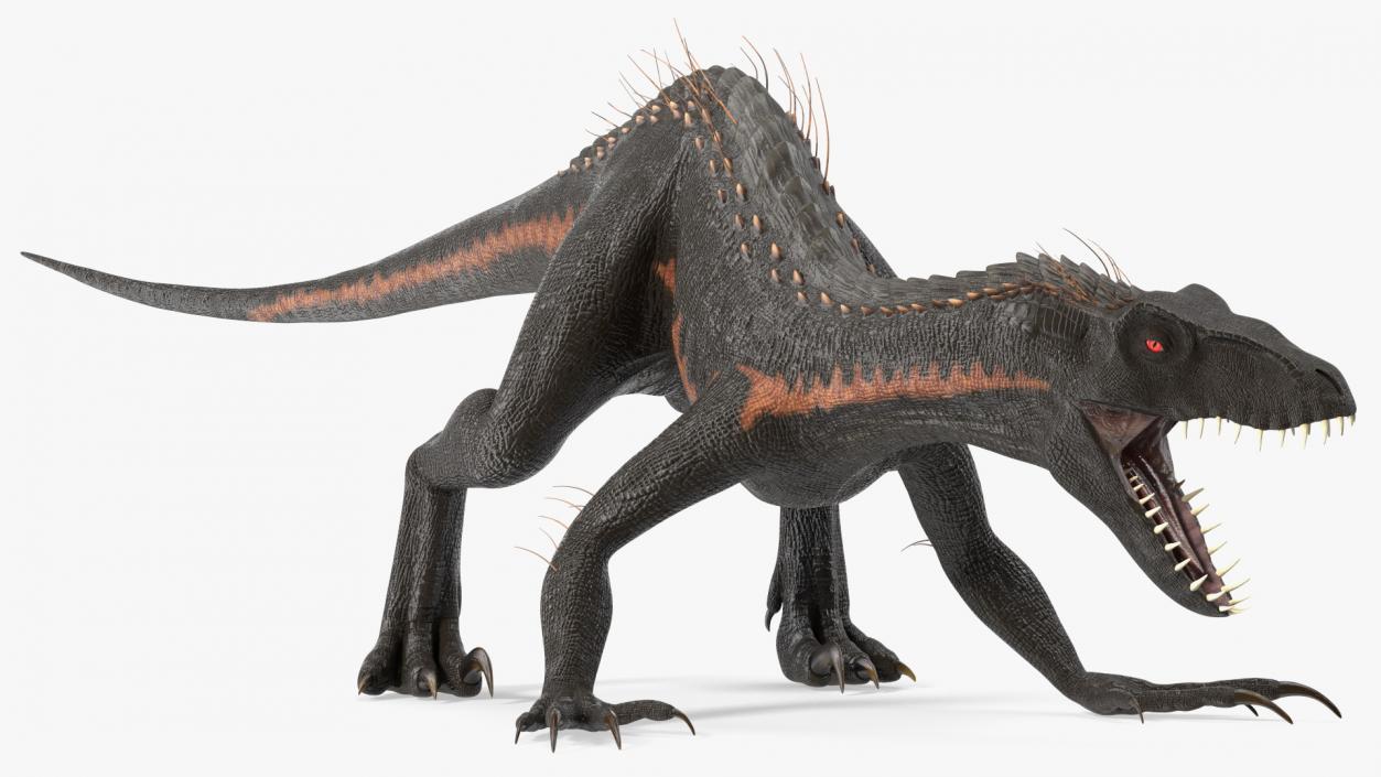 3D model Indoraptor Attacking Pose