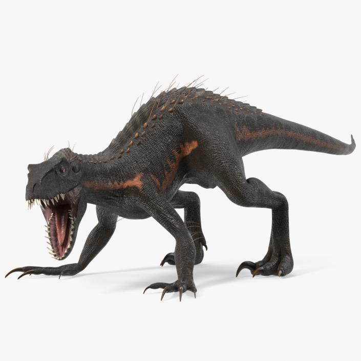 3D model Indoraptor Attacking Pose