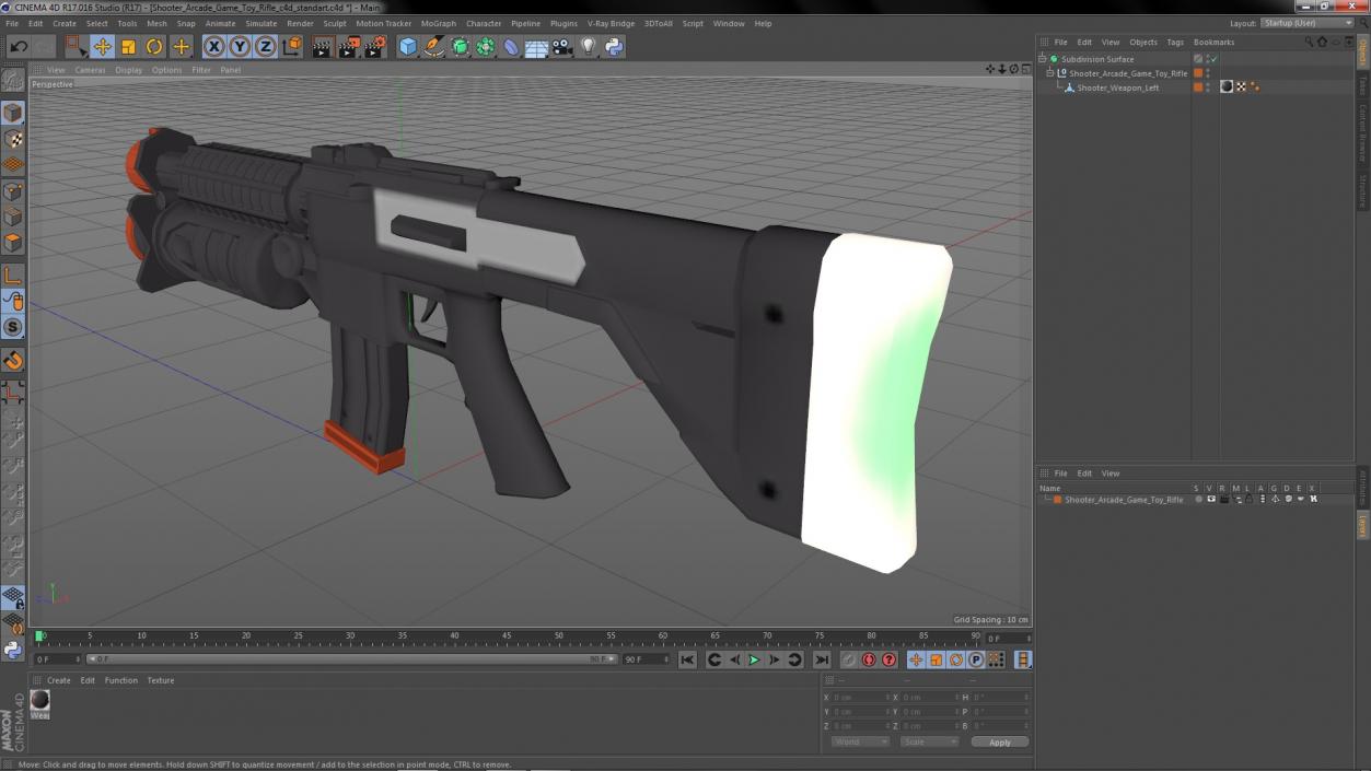 Shooter Arcade Game Toy Rifle 3D model