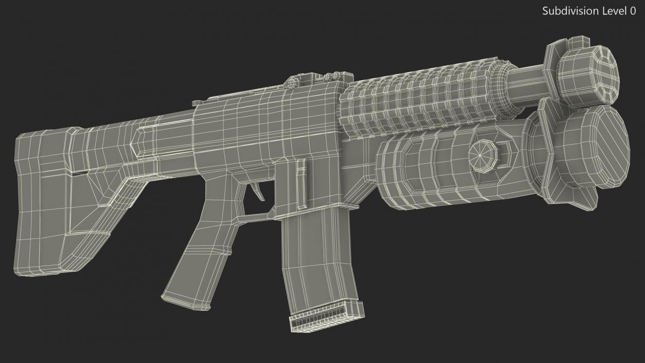 Shooter Arcade Game Toy Rifle 3D model