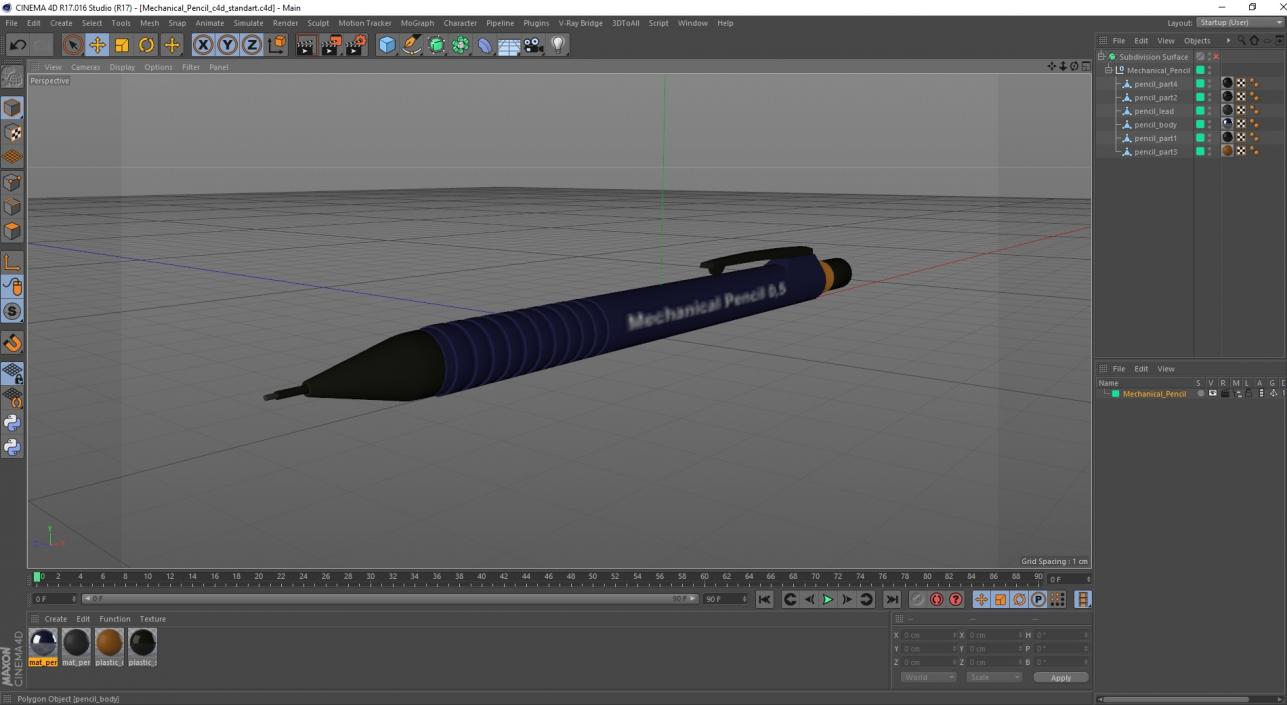 Mechanical Pencil 2 3D model