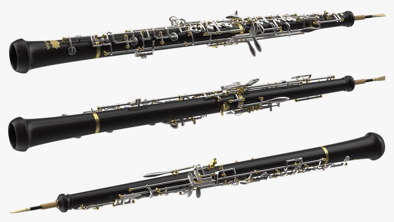 Woodwind Instrument Oboe 3D model