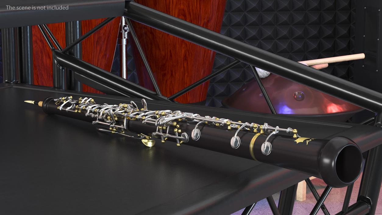 Woodwind Instrument Oboe 3D model