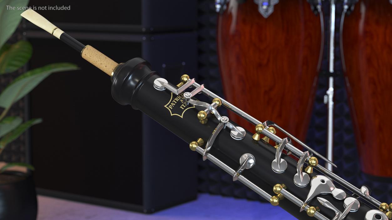 Woodwind Instrument Oboe 3D model