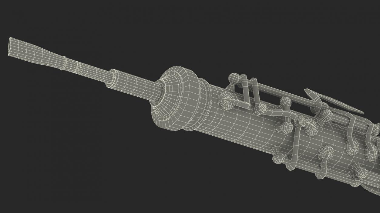 Woodwind Instrument Oboe 3D model