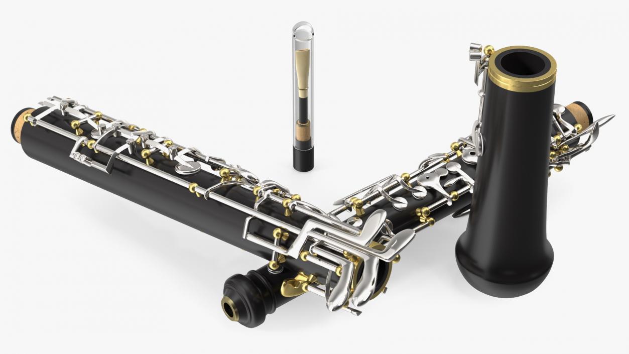 Woodwind Instrument Oboe 3D model