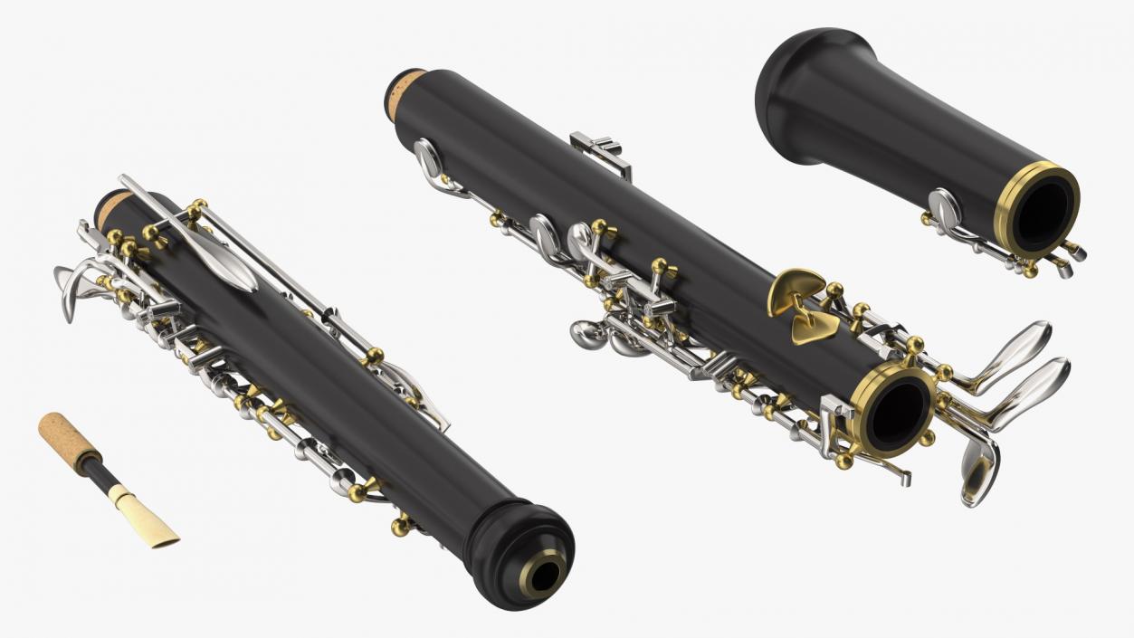 Woodwind Instrument Oboe 3D model