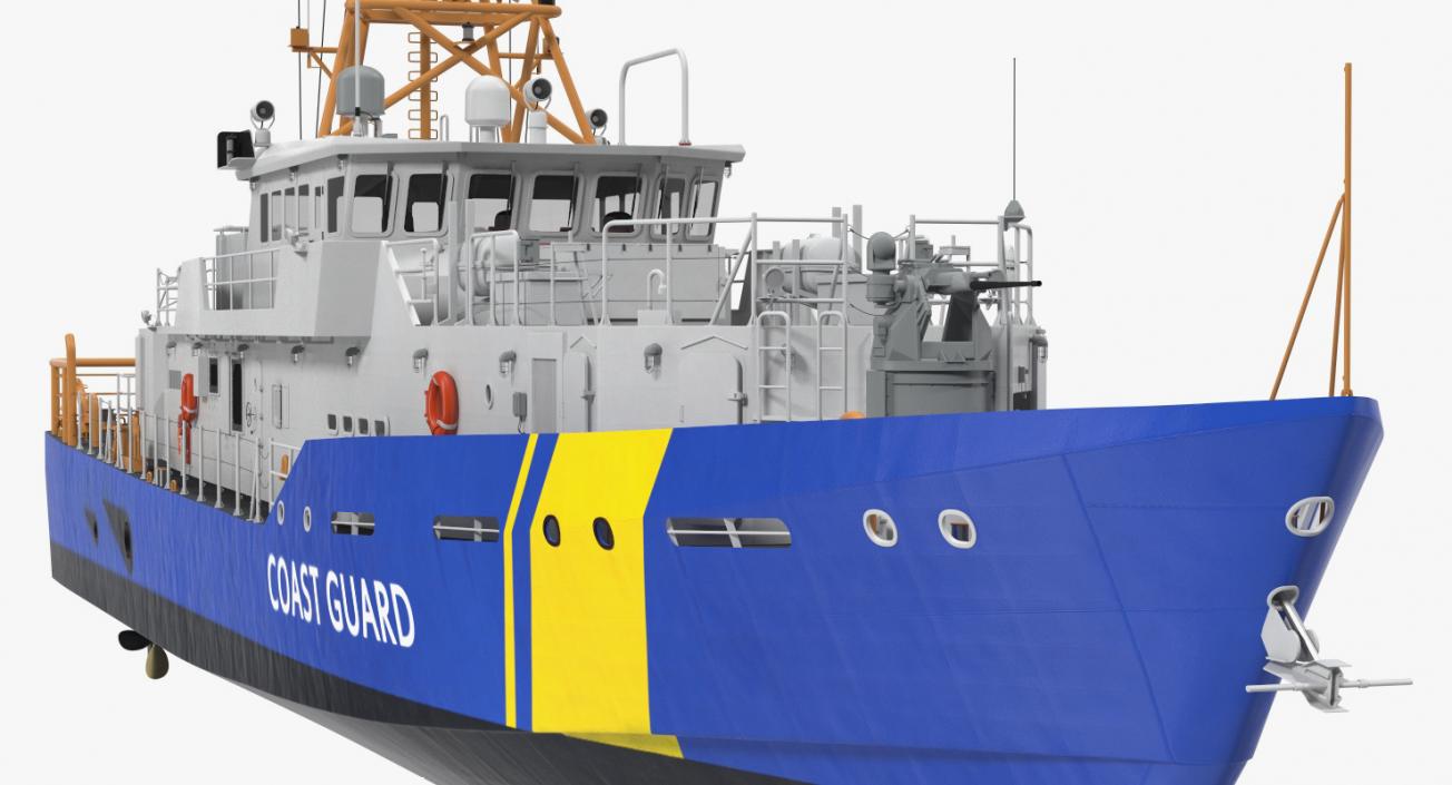 3D Coast Guard Patrol Boat Island Class