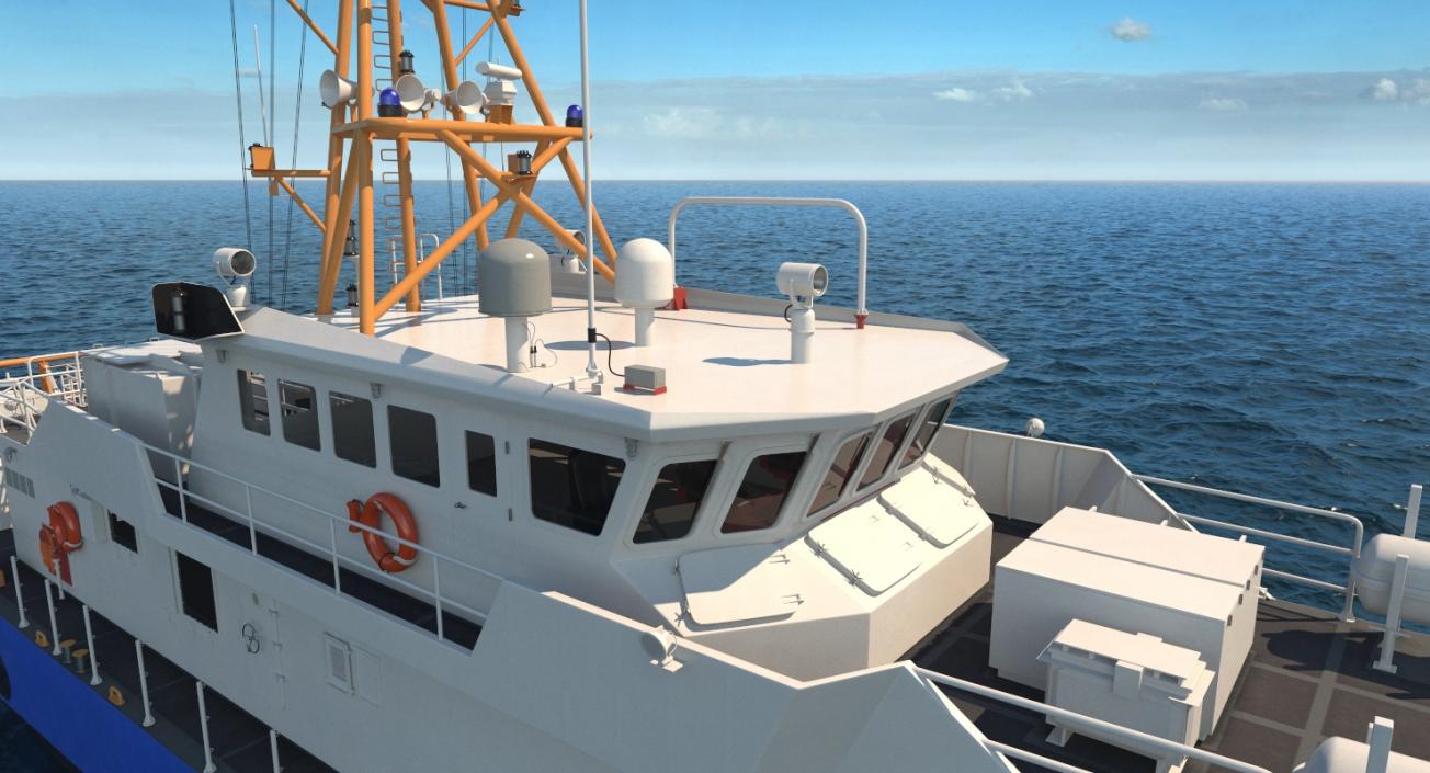 3D Coast Guard Patrol Boat Island Class