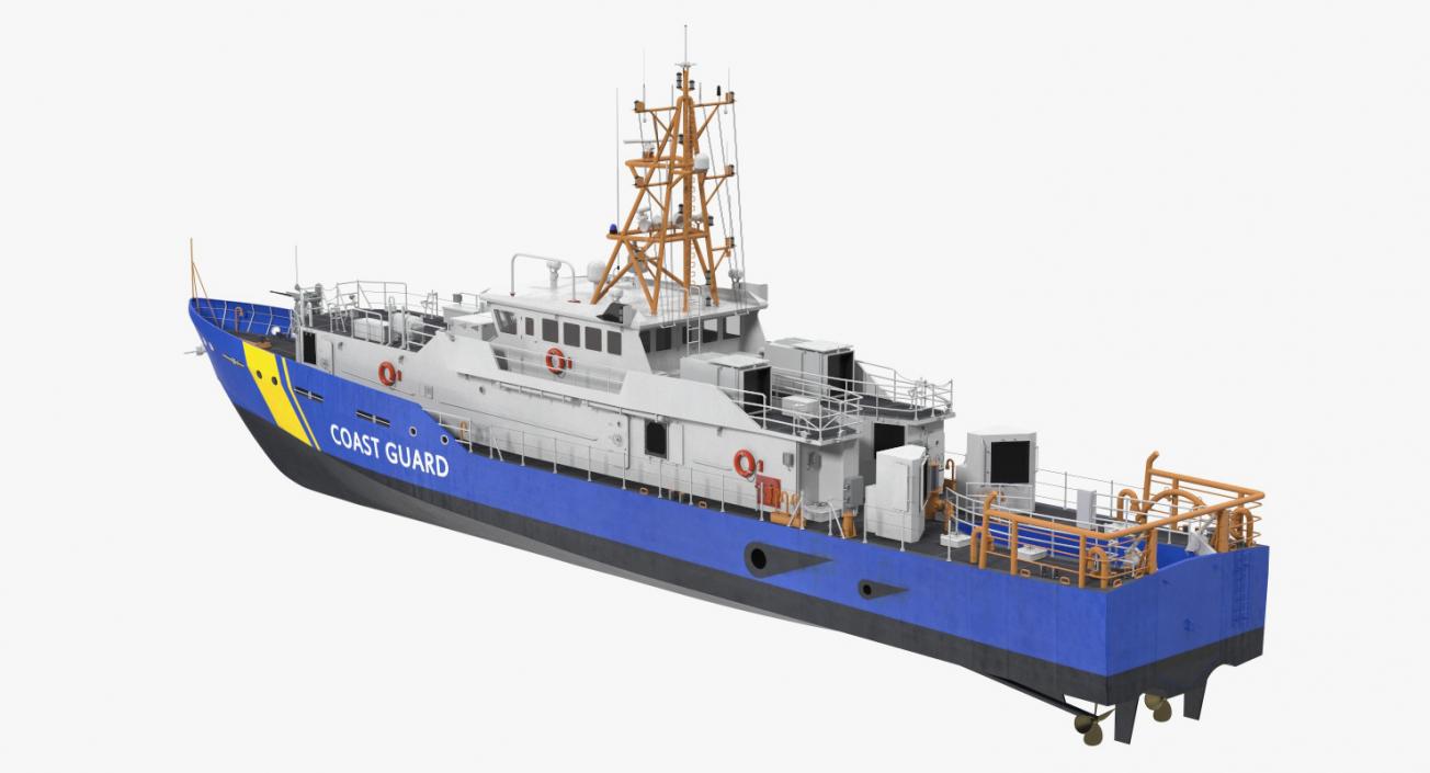 3D Coast Guard Patrol Boat Island Class