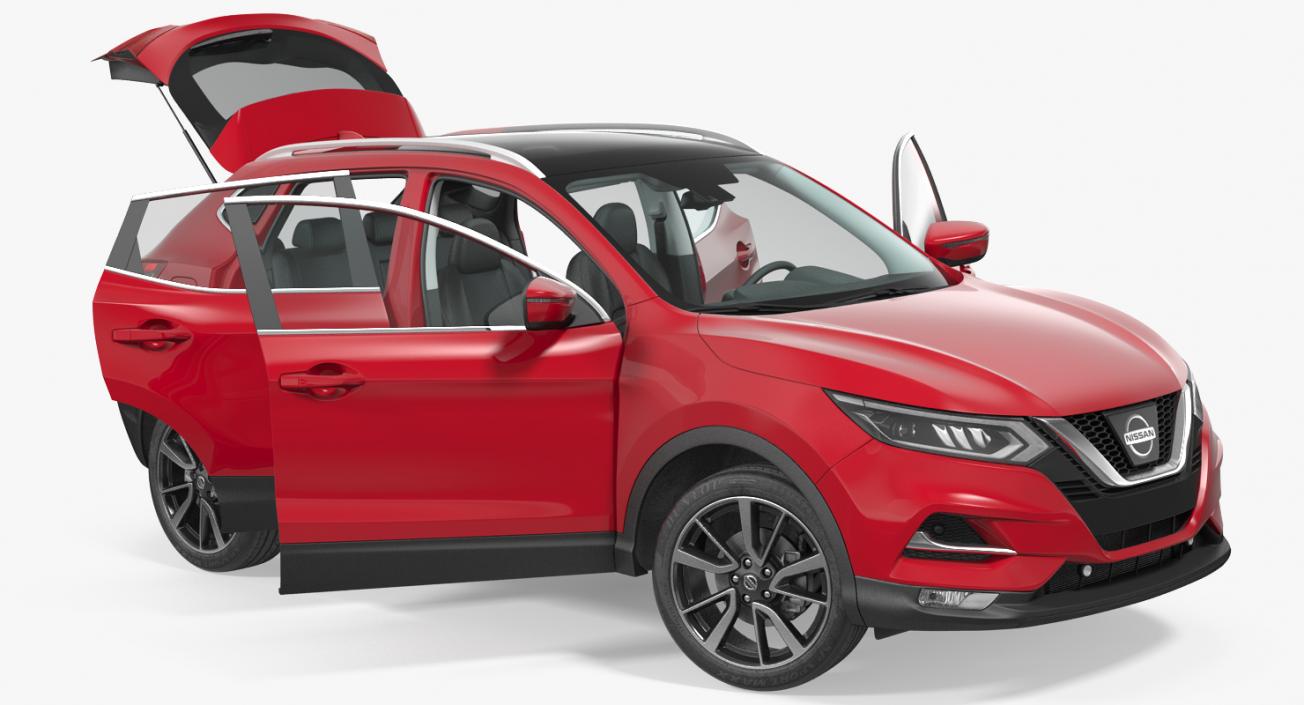 Nissan Qashqai 2017 3D model