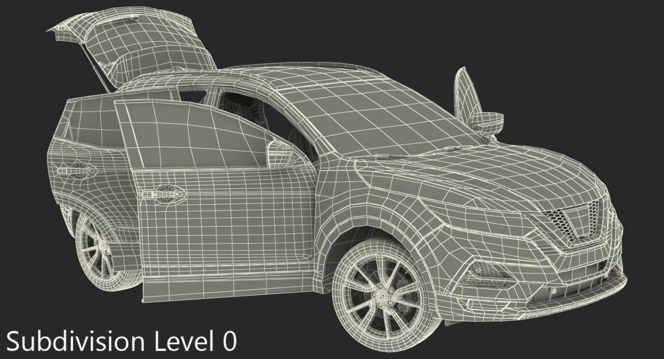 Nissan Qashqai 2017 3D model