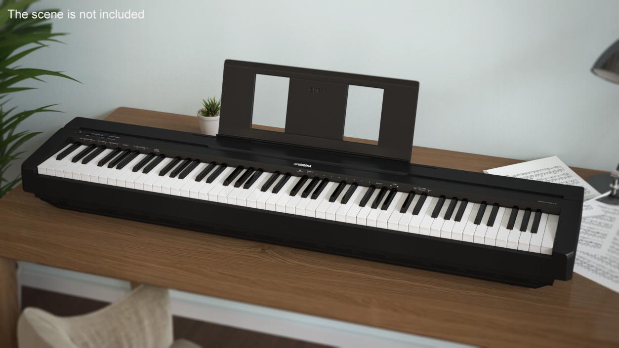 Digital Piano Yamaha P45 3D model