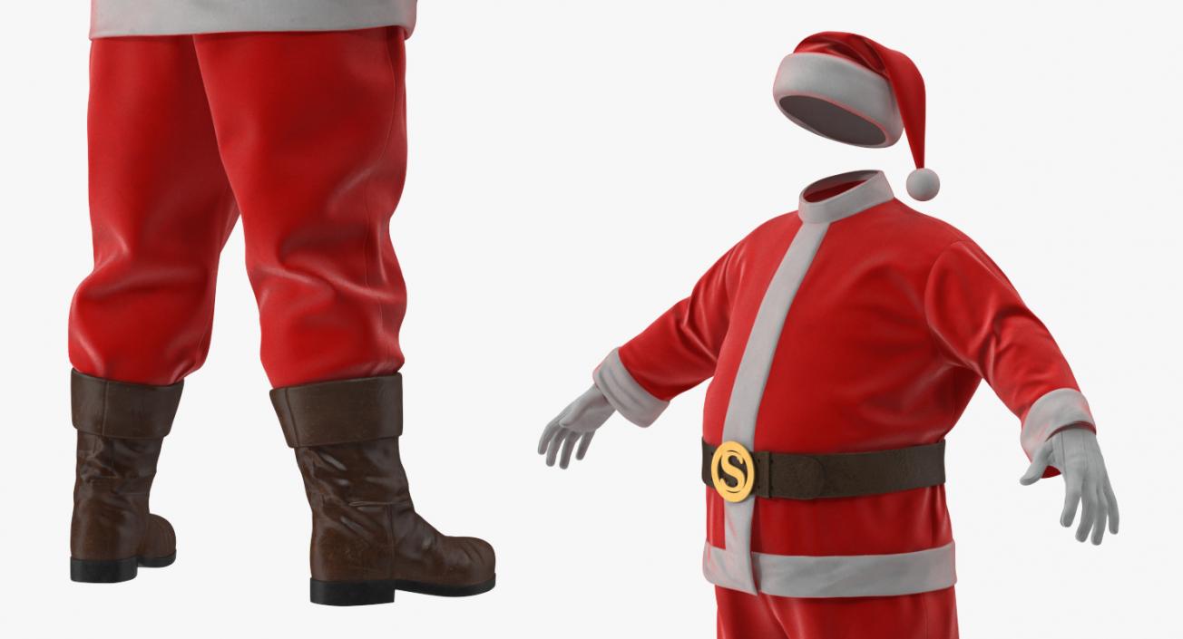 Santa Claus Costume 3D model