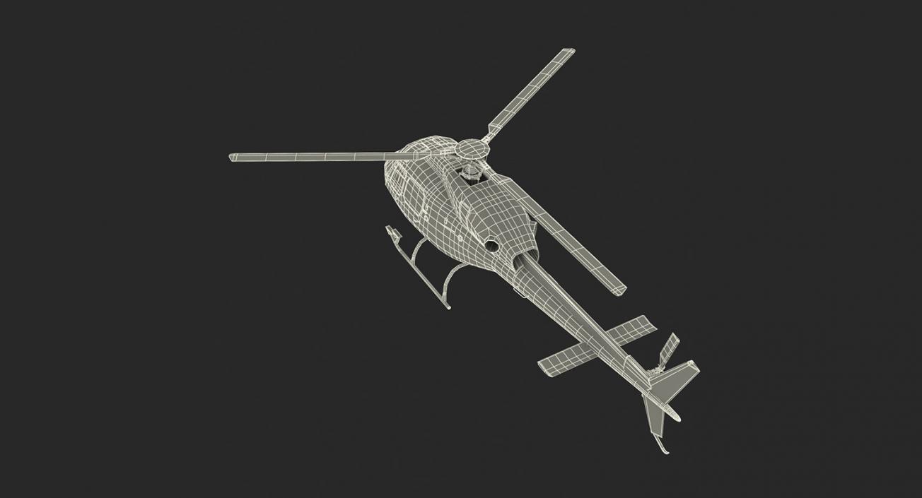 Rigged Private Helicopters Collection 6 3D model