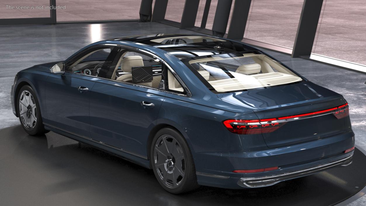 3D Ultra Luxury Sedan model