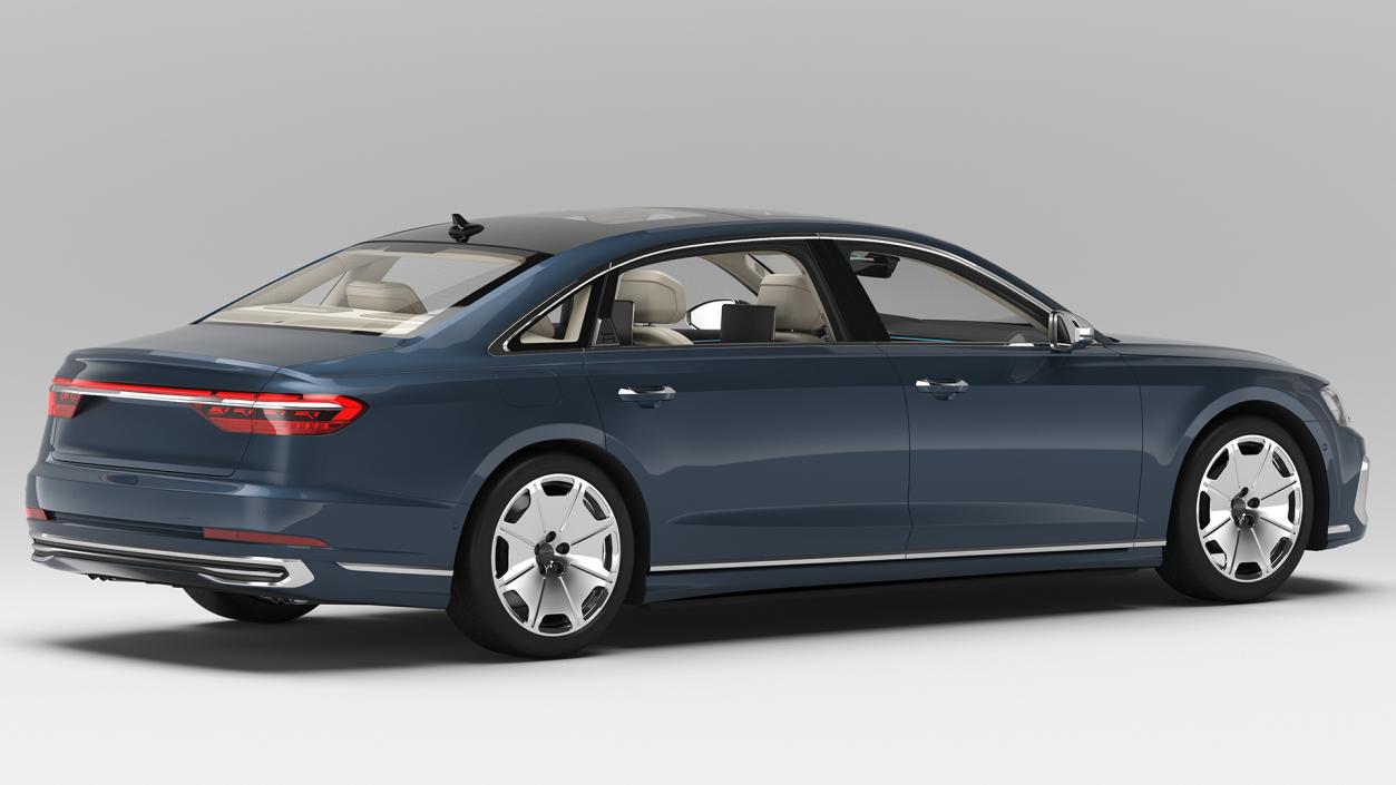 3D Ultra Luxury Sedan model