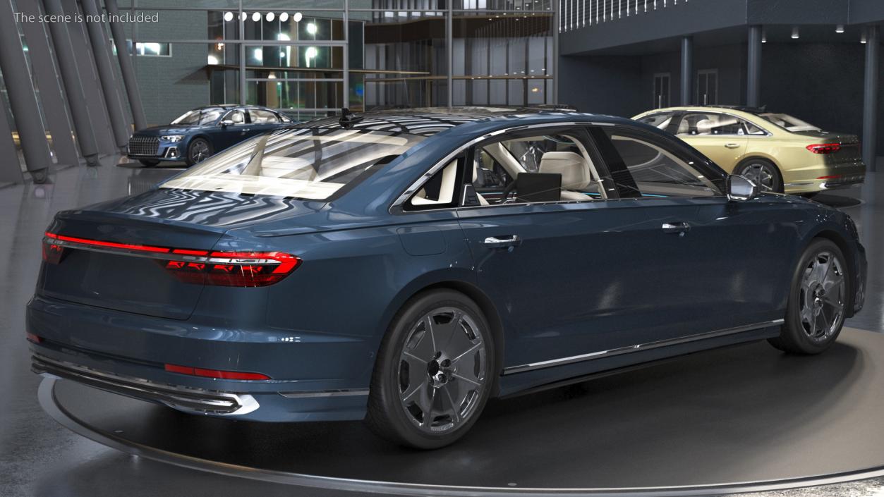 3D Ultra Luxury Sedan model