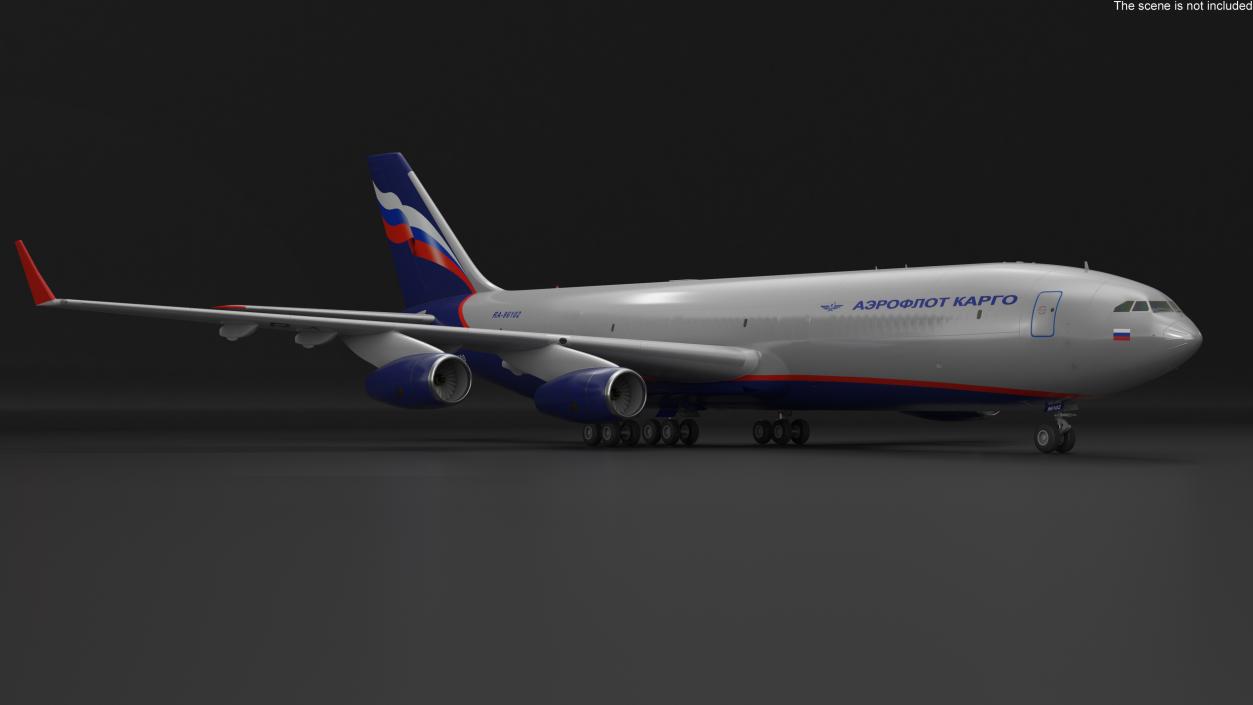 Aeroflot Cargo IL-96-400 3D model