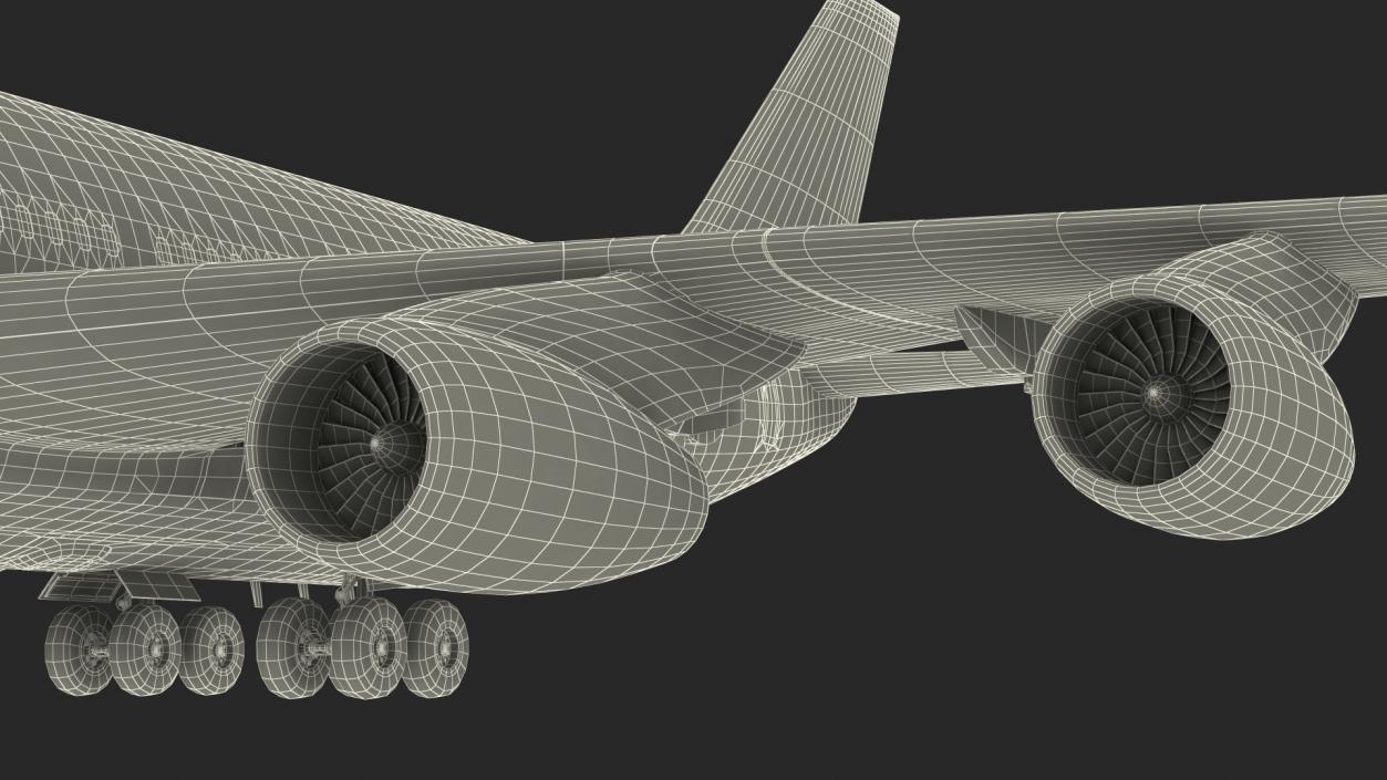 Aeroflot Cargo IL-96-400 3D model