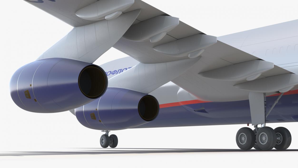 Aeroflot Cargo IL-96-400 3D model