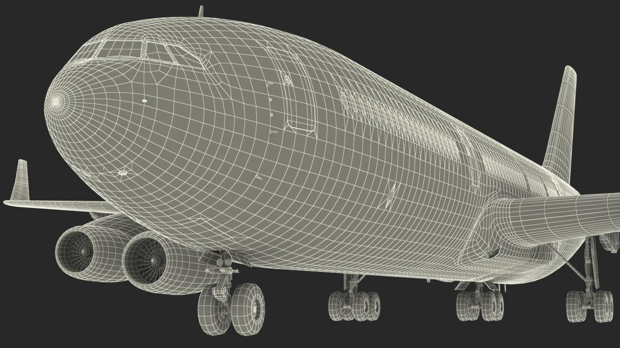 Aeroflot Cargo IL-96-400 3D model