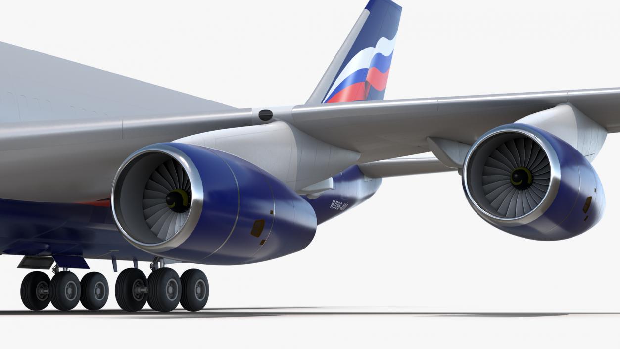 Aeroflot Cargo IL-96-400 3D model