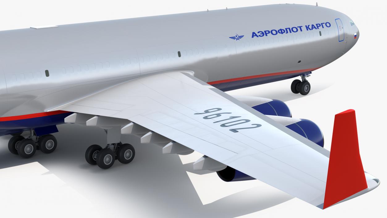 Aeroflot Cargo IL-96-400 3D model