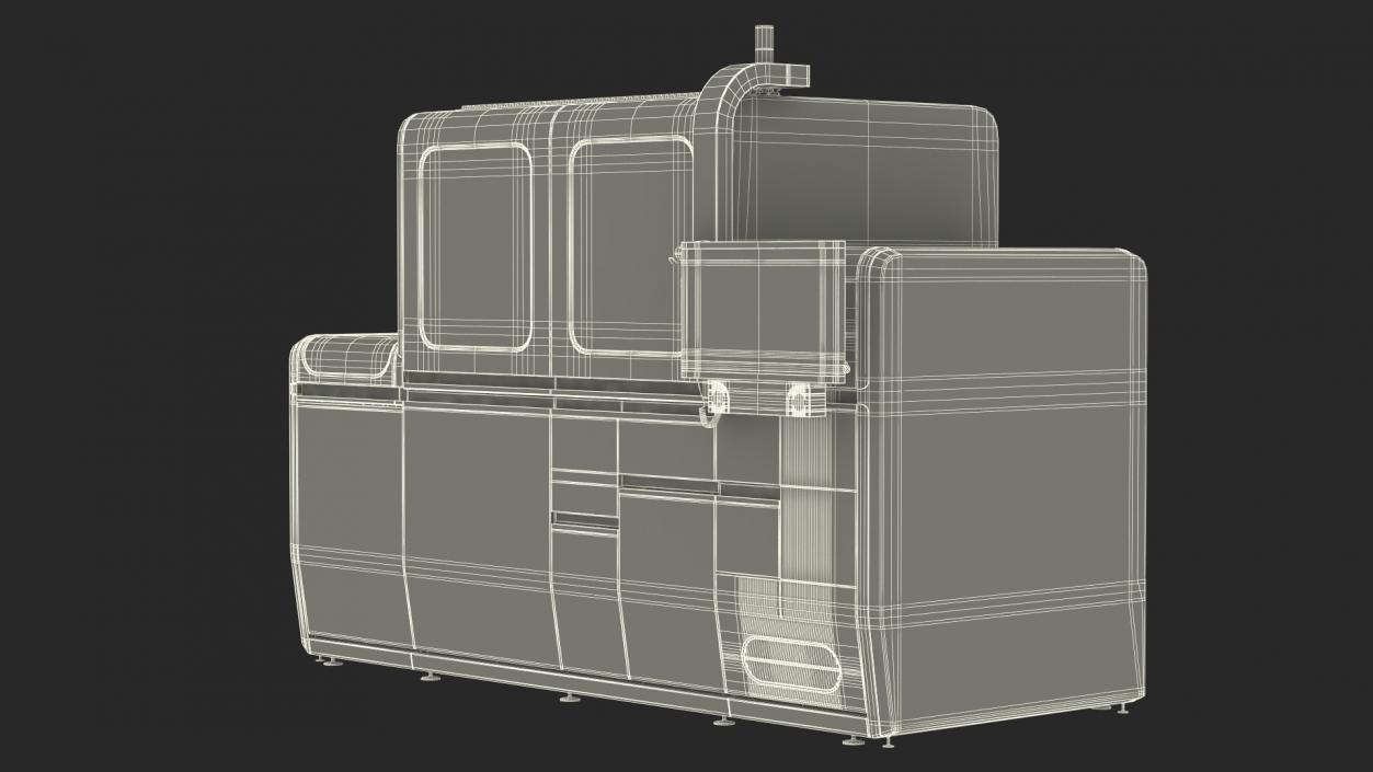 3D model Roche Cobas 6800 Molecular Analyzer