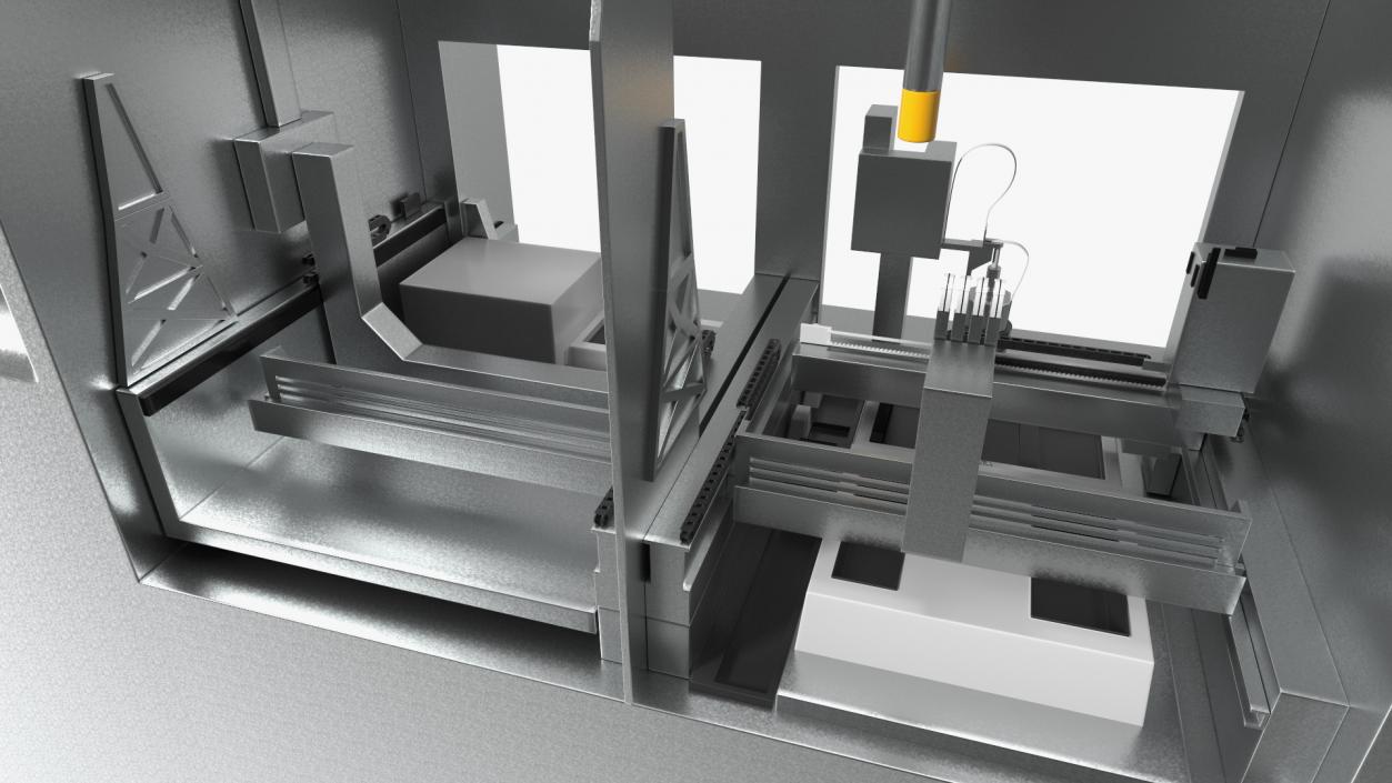 3D model Roche Cobas 6800 Molecular Analyzer