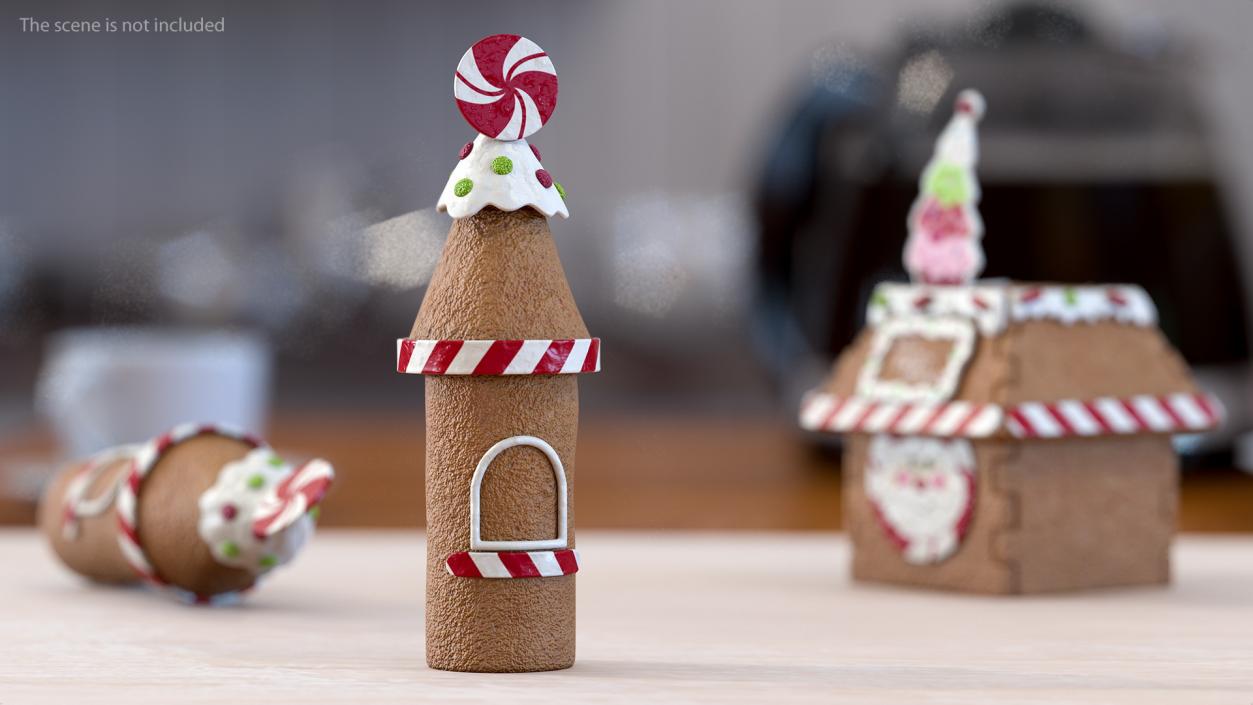 3D Gingerbread Cookie Collection 3