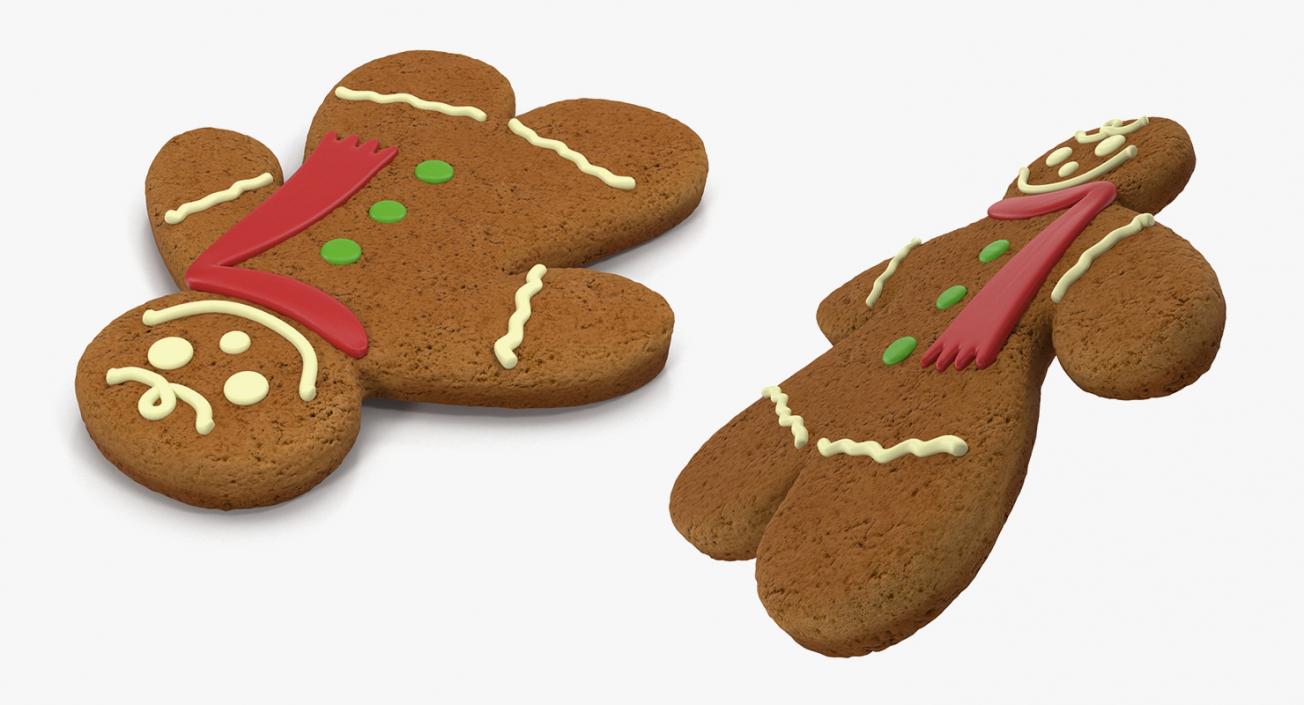 3D Gingerbread Cookie Collection 3