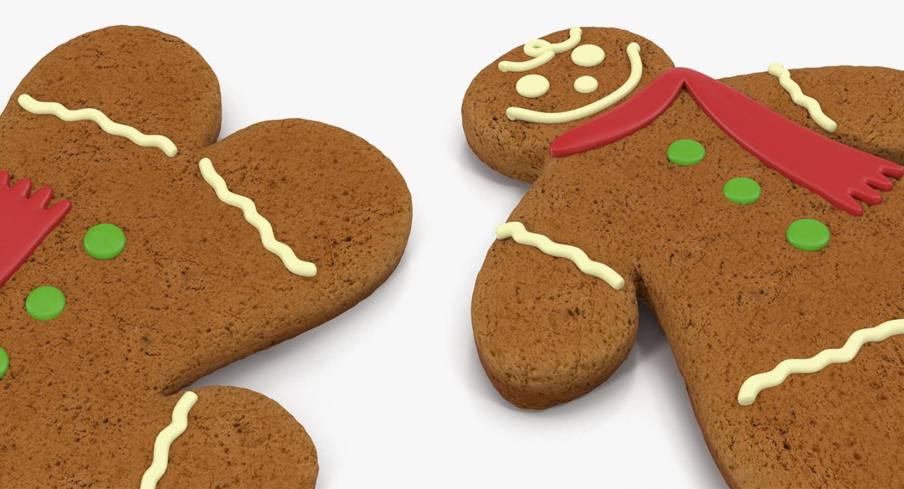 3D Gingerbread Cookie Collection 3