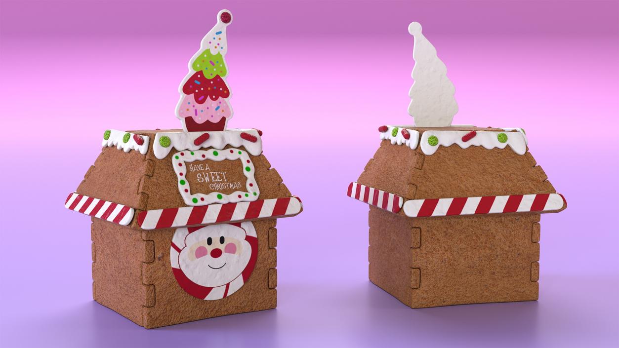 3D Gingerbread Cookie Collection 3