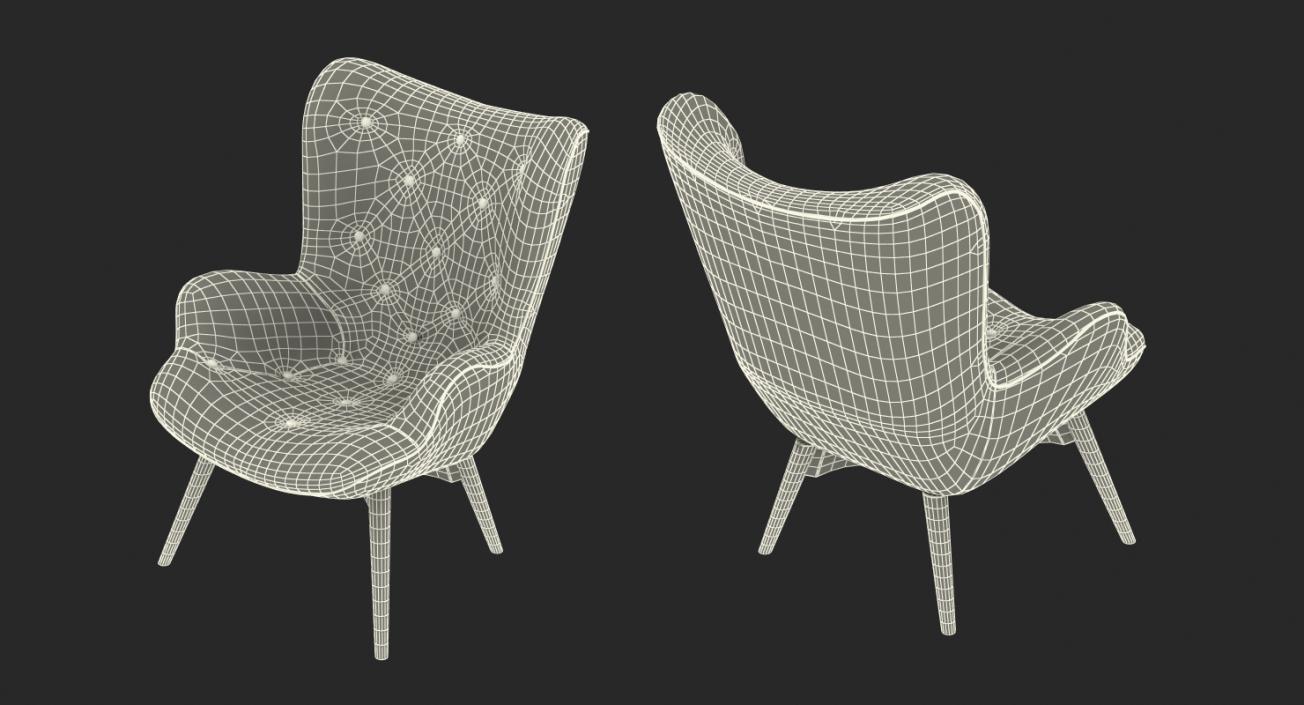 3D model Grant Featherston Lounge Chair Patchwork