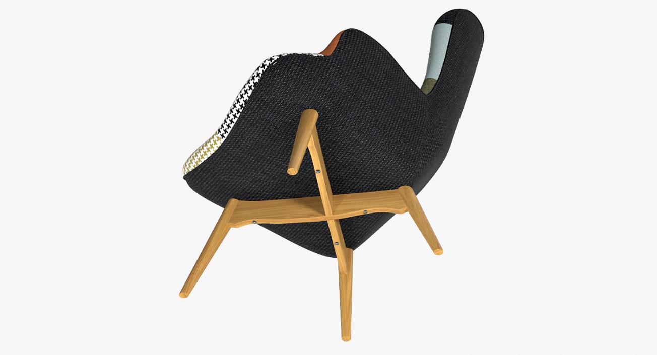 3D model Grant Featherston Lounge Chair Patchwork