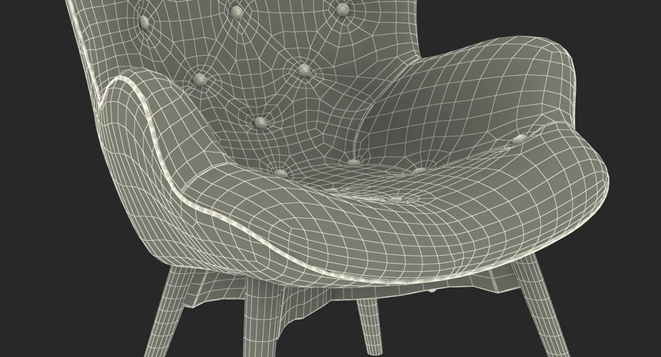 3D model Grant Featherston Lounge Chair Patchwork